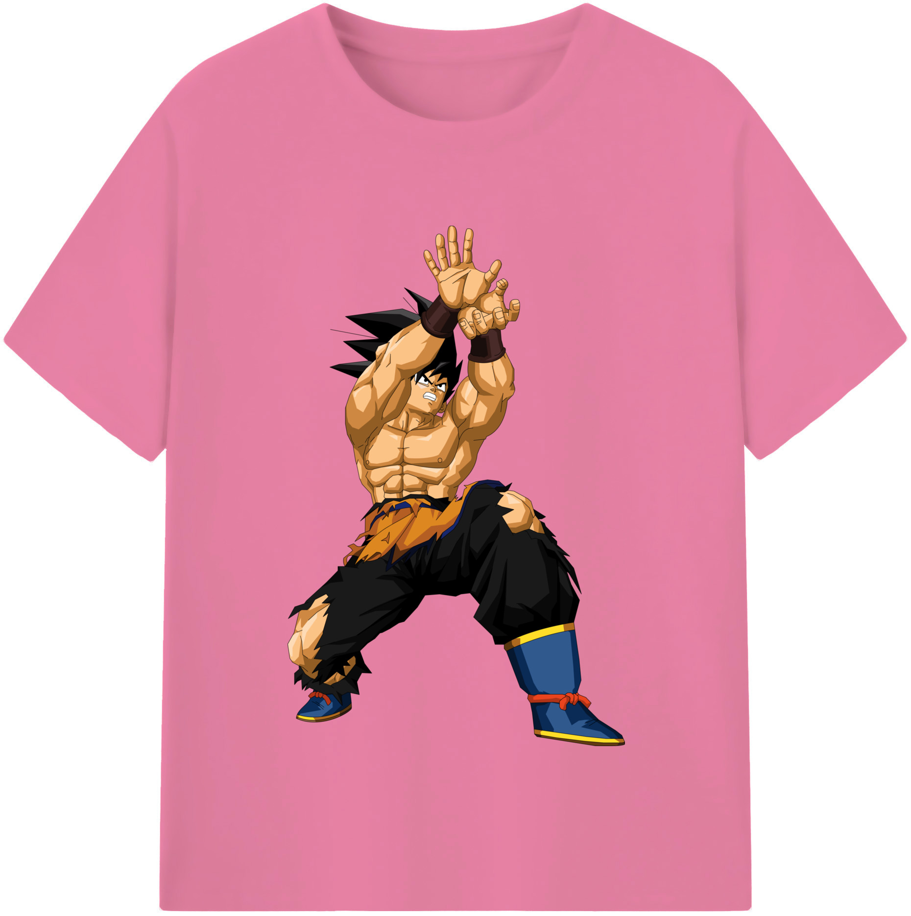 （画像用） ドラゴンボール 孫悟空（そん ごくう）Son Goku カカロット DRAGON BALL Kakarotto 綿100％半袖Tシャツ（フロントプリント）